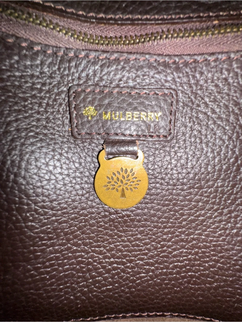 Vintage Mulberry Large Roxanne Darwin Leather in Brown